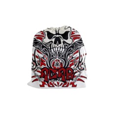 Acab Tribal Drawstring Pouches (medium)  by Valentinaart