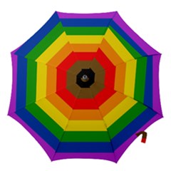 Philadelphia Pride Flag Hook Handle Umbrellas (medium) by Valentinaart