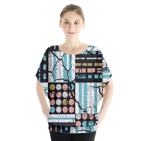 Distressed Pattern Blouse by linceazul