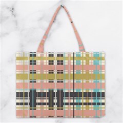 Plaid Pattern Medium Tote Bag by linceazul