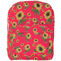 Sunflowers Pattern Full Print Backpack by Valentinaart