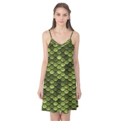 Green Mermaid Scales   Camis Nightgown by paulaoliveiradesign
