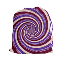 Woven Spiral Drawstring Pouches (xxl) by designworld65
