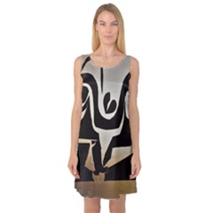 With Love Sleeveless Satin Nightdress by MRTACPANS