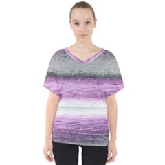 Ombre V-neck Dolman Drape Top by ValentinaDesign