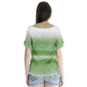 Ombre V-Neck Flutter Sleeve Top View2