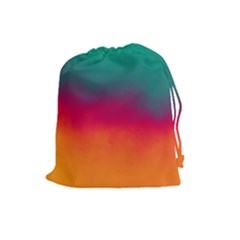 Ombre Drawstring Pouches (large)  by ValentinaDesign
