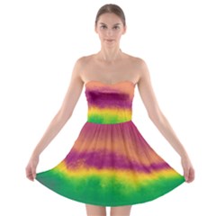 Ombre Strapless Bra Top Dress by ValentinaDesign