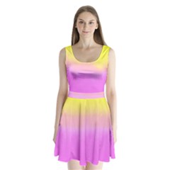 Ombre Split Back Mini Dress  by ValentinaDesign