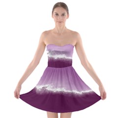 Ombre Strapless Bra Top Dress by ValentinaDesign