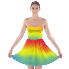 Ombre Strapless Bra Top Dress by ValentinaDesign