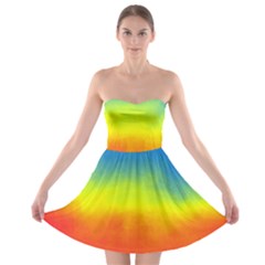 Ombre Strapless Bra Top Dress by ValentinaDesign