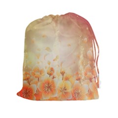 Flower Power, Cherry Blossom Drawstring Pouches (xxl) by FantasyWorld7