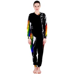 Pride Statue Of Liberty  Onepiece Jumpsuit (ladies)  by Valentinaart