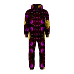 Roses In The Air For Happy Feelings Hooded Jumpsuit (kids) by pepitasart