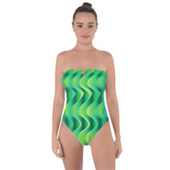 Watermelon Skin2 Tie Back One Piece Swimsuit by jcreative