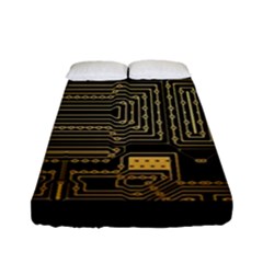 Board Digitization Circuits Fitted Sheet (full/ Double Size) by Nexatart