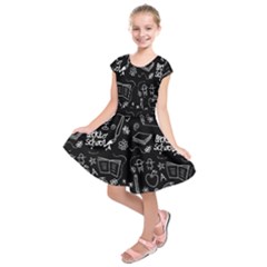 Back To School Kids  Short Sleeve Dress by Valentinaart