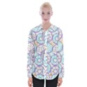 Donuts pattern Womens Long Sleeve Shirt View1