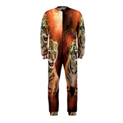 Cute Little Tiger Baby Onepiece Jumpsuit (kids) by FantasyWorld7