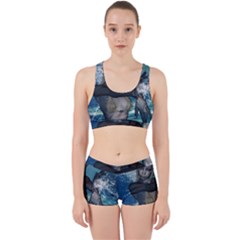 The Wonderful Water Fairy With Water Wings Work It Out Sports Bra Set by FantasyWorld7
