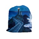 Plouzane France Lighthouse Landmark Drawstring Pouches (Extra Large) View1