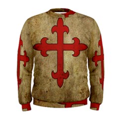 Crusader Cross Men s Sweatshirt by Valentinaart