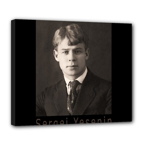 Sergei Yesenin Deluxe Canvas 24  X 20   by Valentinaart