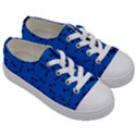 Fish bones pattern Kids  Low Top Canvas Sneakers View3