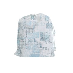 Abstract Art Drawstring Pouches (large)  by ValentinaDesign