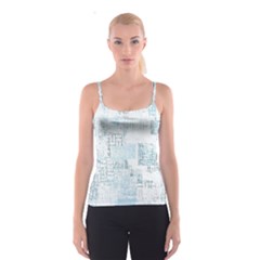 Abstract Art Spaghetti Strap Top by ValentinaDesign