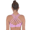 Line Pink Vertical Cross String Back Sports Bra View2