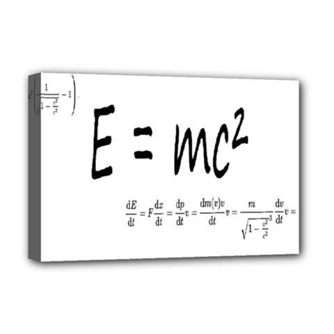 E=mc2 Formula Physics Relativity Deluxe Canvas 18  X 12   by picsaspassion