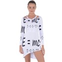 E=mc2 formula physics relativity Asymmetric Cut-Out Shift Dress View1