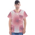 Art Abstract Art Abstract Men s V-Neck Scrub Top View1