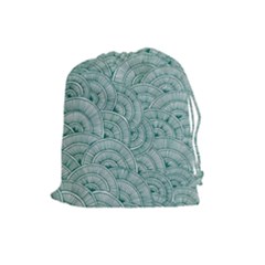 Design Art Wesley Fontes Drawstring Pouches (large)  by wesleystores