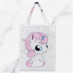Baby Unicorn Classic Tote Bag by Valentinaart