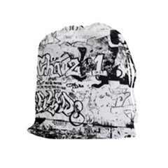 Graffiti Drawstring Pouches (extra Large) by Valentinaart