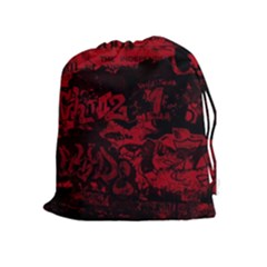 Graffiti Drawstring Pouches (extra Large) by ValentinaDesign