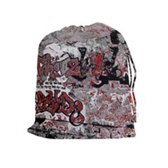 Graffiti Drawstring Pouches (extra Large) by ValentinaDesign