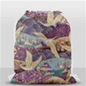 Textile Fabric Cloth Pattern Drawstring Bag (Small) View2