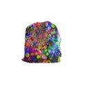 Background Color Pattern Structure Drawstring Pouches (Small)  View1