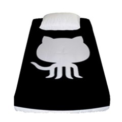 Logo Icon Github Fitted Sheet (single Size) by Celenk