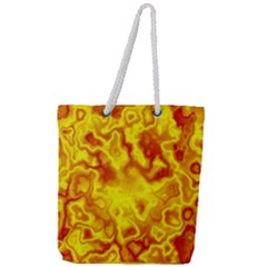 Pattern Full Print Rope Handle Tote (large) by gasi