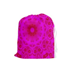 Pattern Drawstring Pouches (large)  by gasi