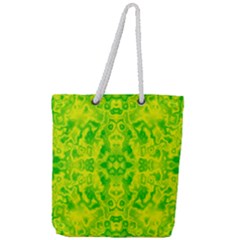 Pattern Full Print Rope Handle Tote (large) by gasi