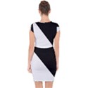 Pattern Capsleeve Drawstring Dress  View2