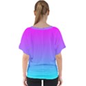 Pattern V-Neck Dolman Drape Top View2