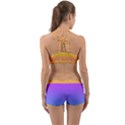 Pattern Back Web Sports Bra Set View2