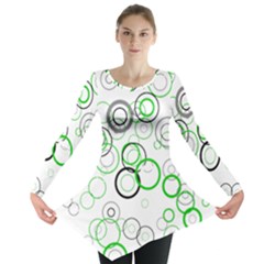 Pattern Long Sleeve Tunic  by gasi